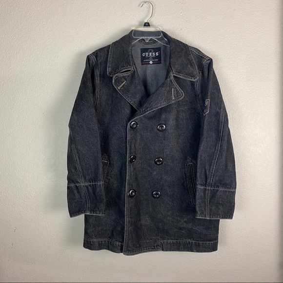 Guess Outerwear Denim Coat Jacket Size Small - Picture 1 of 8